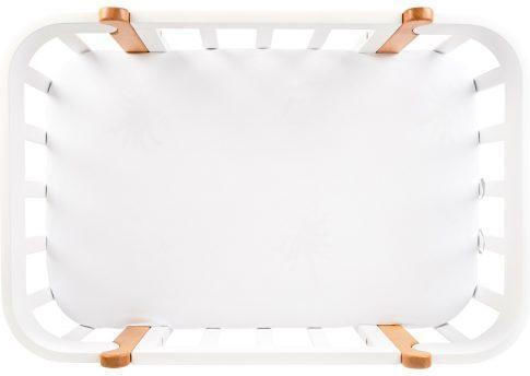 IngVart Convertible Crib Nika White With Wheels