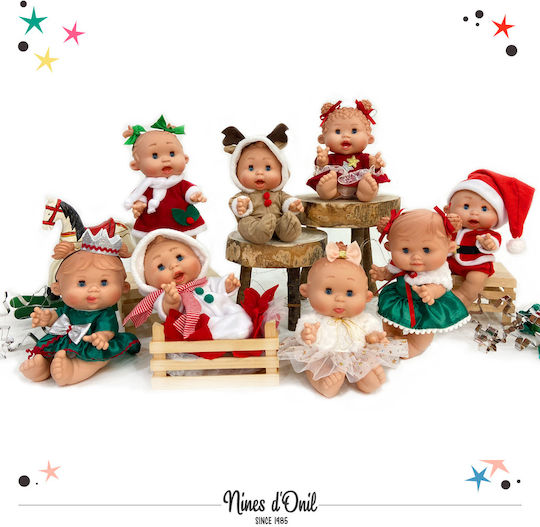 Nines d' Onil Baby Doll X-mas Edition Snowman 26 cm Various Designs 1pc