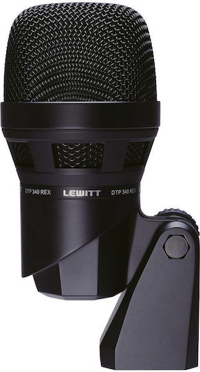 Lewitt DTP 340 REX Δυναμικό Μικρόφωνο XLR Shock Mounted για Studio