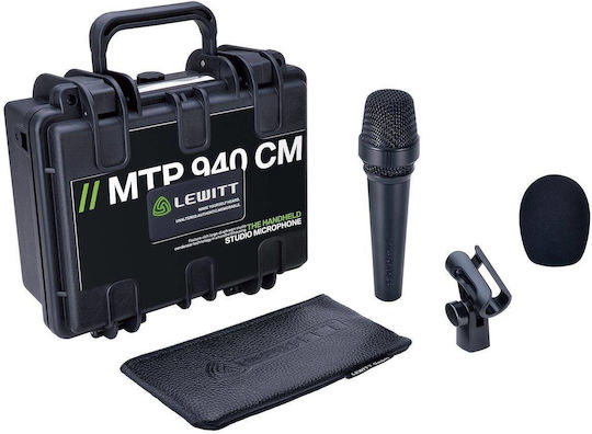 Lewitt 940 CM Πυκνωτικό Μικρόφωνο XLR Χειρός, Shock Mounted για Φωνητικά