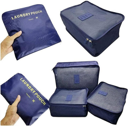 Storage Case for Bags in Blue Color 38x30x12cm 6pcs