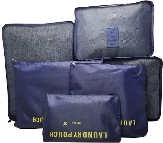 Storage Case for Bags in Blue Color 38x30x12cm 6pcs