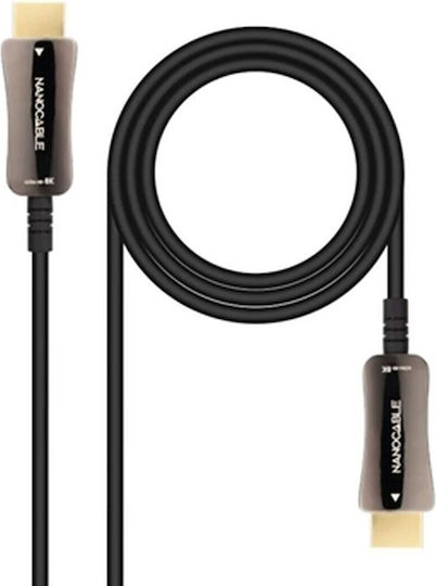 Nanocable HDMI 2.1 Cable HDMI male - HDMI male 20m Black