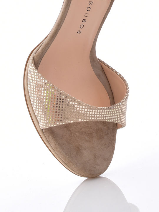 Leder Sandalen Beige