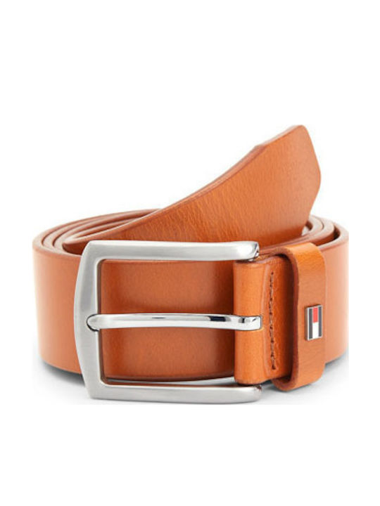 Tommy Hilfiger DENTON Men's Belt Leather Brown