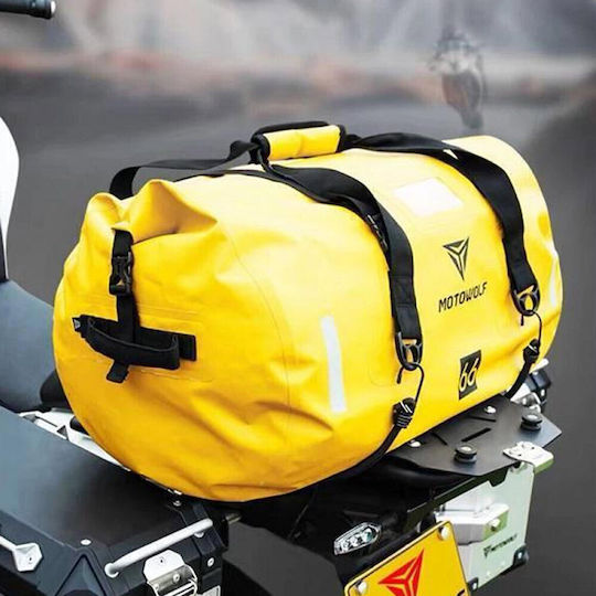 Motowolf Motorcycle Tail Bag 90lt Black