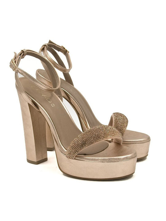 Carad Shoes Damen Sandalen Bronze