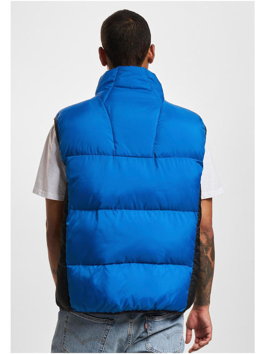 Southpole Αμάνικο Ανδρικό Μπουφάν Puffer blue/black