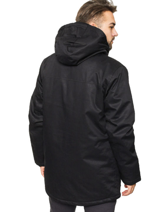 Iriedaily Men's Winter Parka Jacket Black