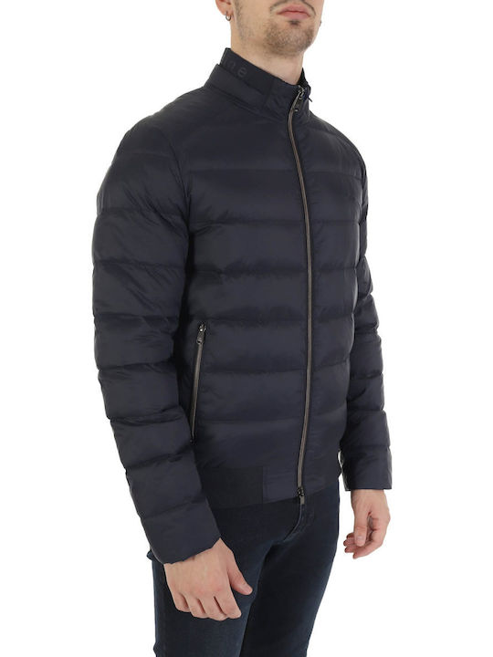 Harmont & Blaine Men's Winter Puffer Jacket Blue