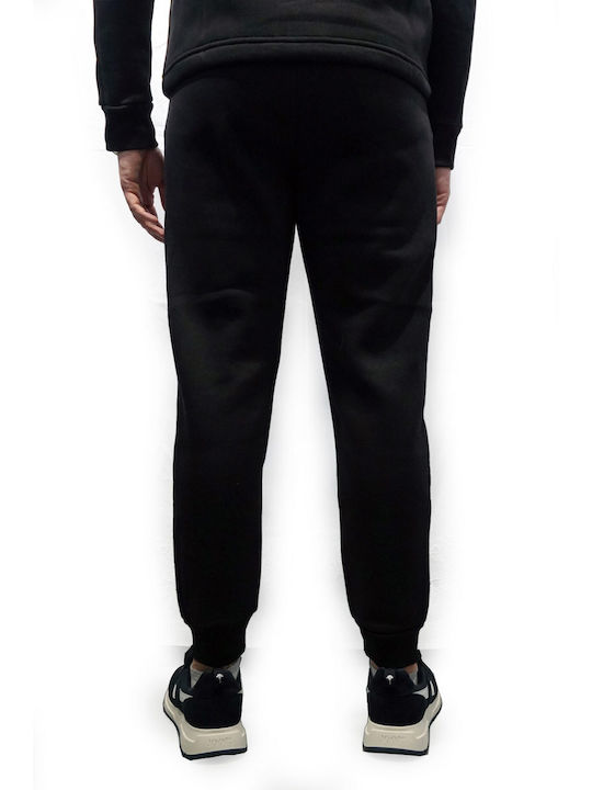 Coveri Herren-Sweatpants-Set Fleece Black