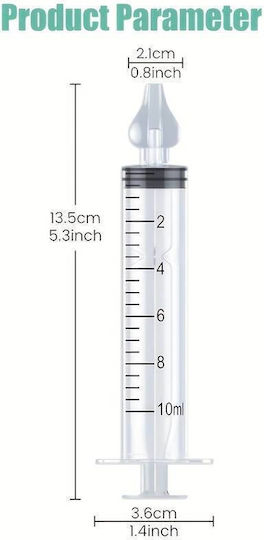 Syringes 10ml 2pcs