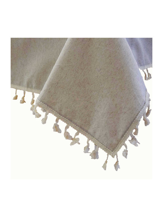 Decocraft Tablecloth Boho Beige 160x260cm