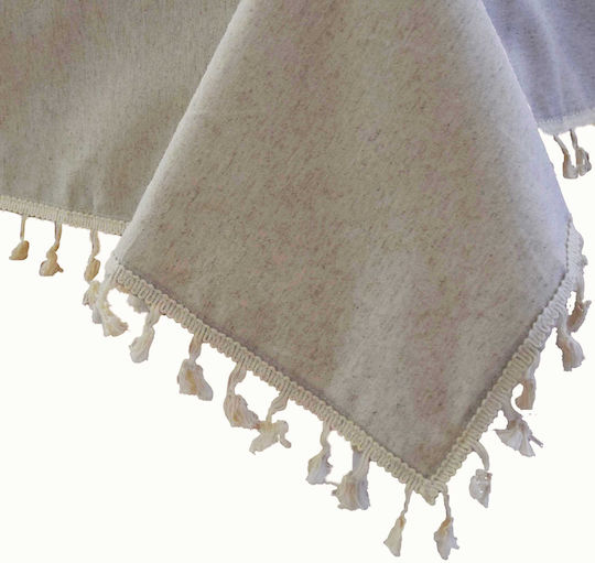 Decocraft Tischtuch Boho Beige 160x260cm