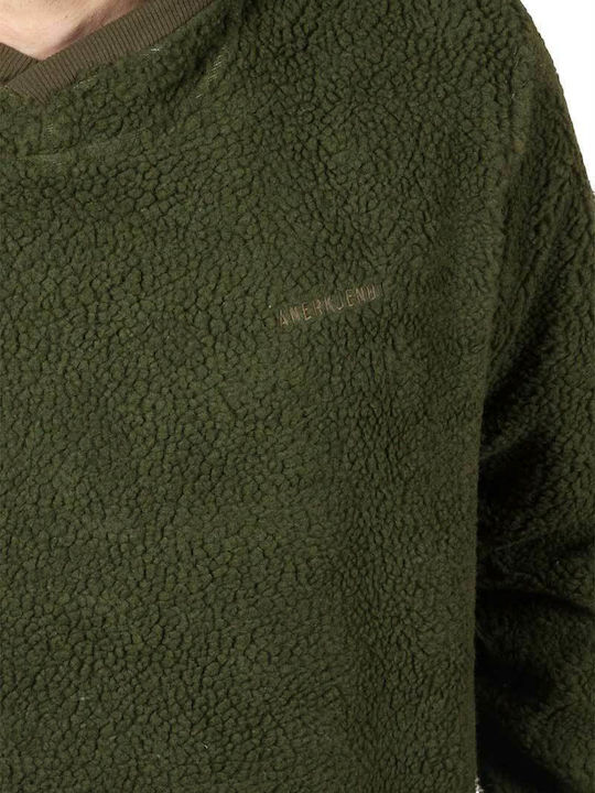 Long Sleeve Khaki Blouse