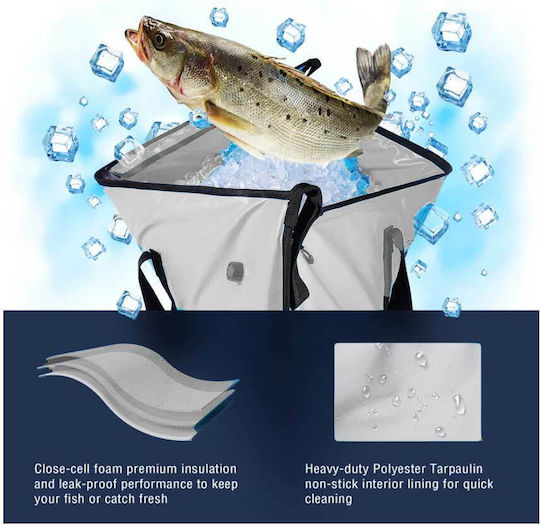 Buffalo Ισοθερμική Τσάντα Ώμου Buffalo Gear Flat Bottom Cooler 26 λίτρων Μ60 x Π25 x Υ40εκ.