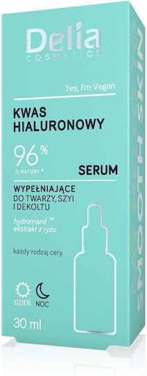 Delia Cosmetics Acid Moisturizing Serum Face with Hyaluronic Acid 30ml