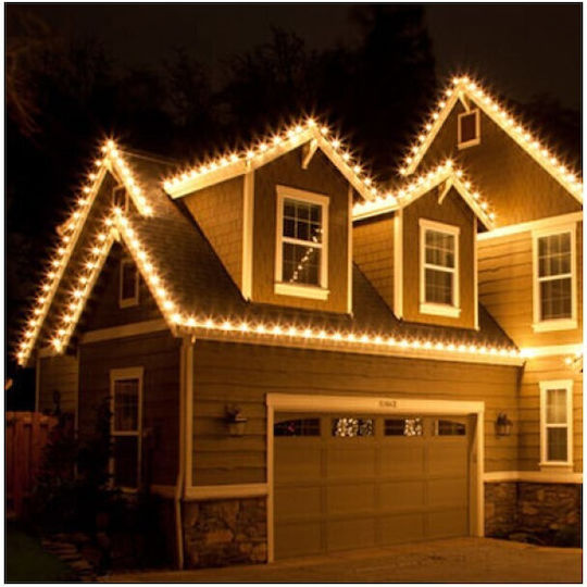Φωτοσωλήναс 20m 220V Warm White с Програми