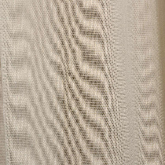 Decocraft Κουρτίνα με Τρέσα Luxnet Μπεζ 140x270εκ.