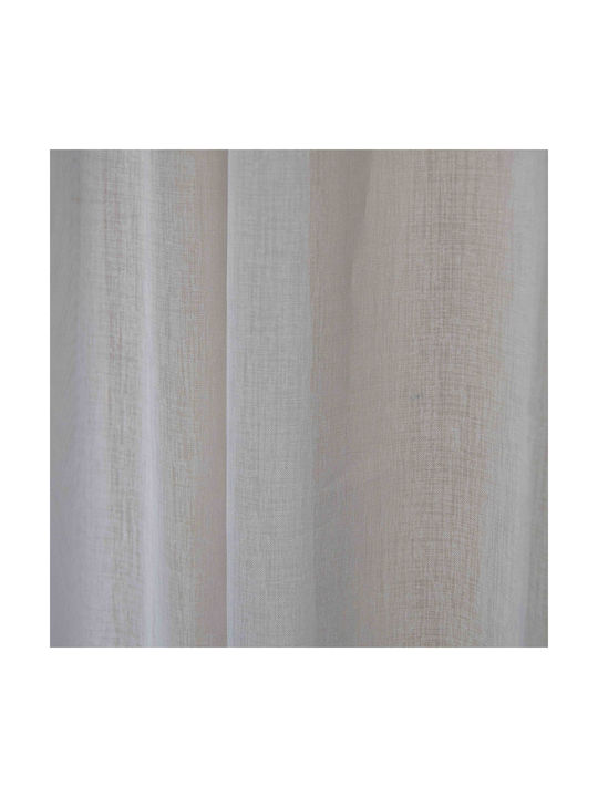 Decocraft Curtain with Pencil Pleat Doll White 140x270cm