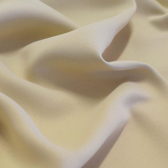 Decocraft Blackout Curtain with Grommets Beige 140x260cm