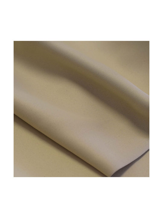 Decocraft Blackout Curtain with Grommets Beige 140x260cm