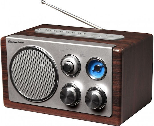 Roadstar HRA‐1325US Retro Επιτραπέζιο Ραδιόφωνο με USB Μαύρο
