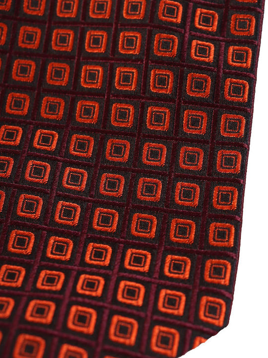 Hugo Boss Men's Tie Silk Monochrome in Orange Color