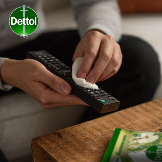 Dettol General Use Cleaning Wipes With Disinfectant Action Lemon & Lime 60 Pieces