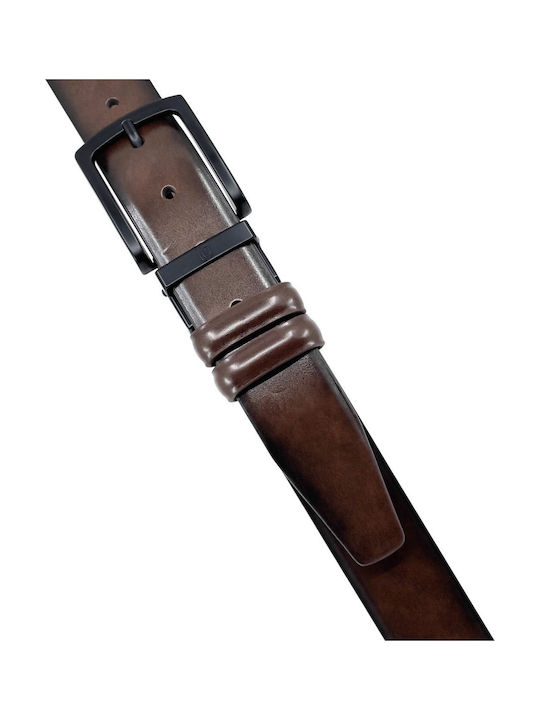 LGD-2007 Men's Belt Leather Brown