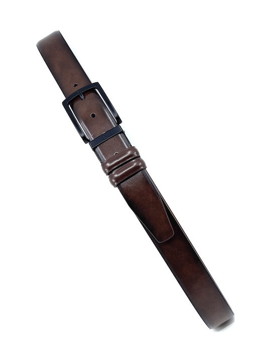 LGD-2007 Men's Belt Leather Brown