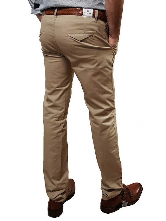 Trousers Elastic Beige