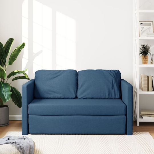 Doppelsitzer Sofa Bett Blau 112x174x55cm