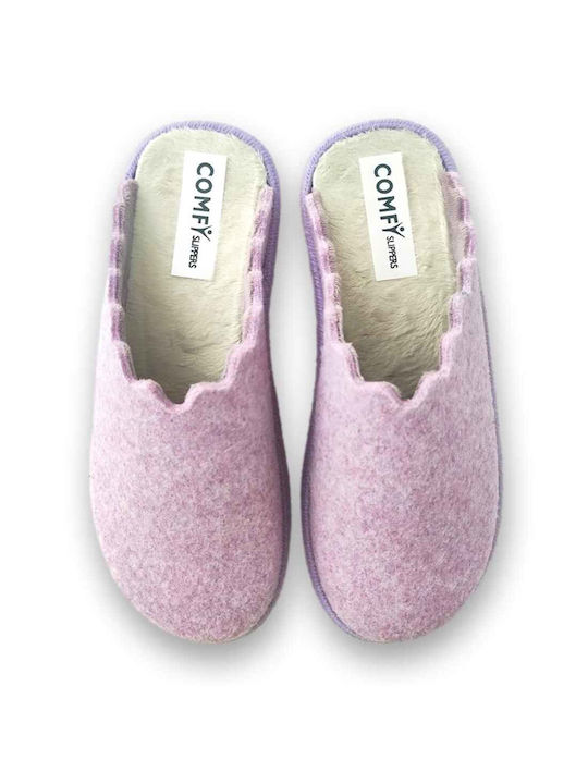 Comfy Anatomic Anatomical Women's Slippers in Lilac color