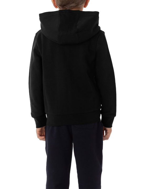 U.S. Polo Assn. Kids Sweatshirt Cardigan with Hood Black