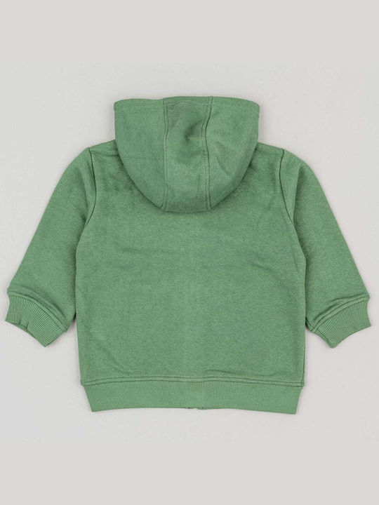 Losan Kids Sweatshirt Cardigan with Hood Green