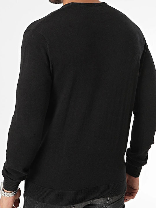 U.S. Polo Assn. Men's Long Sleeve Sweater BLACK