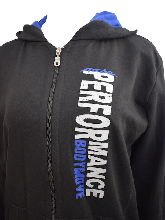 Sweatshirt with Hood Black