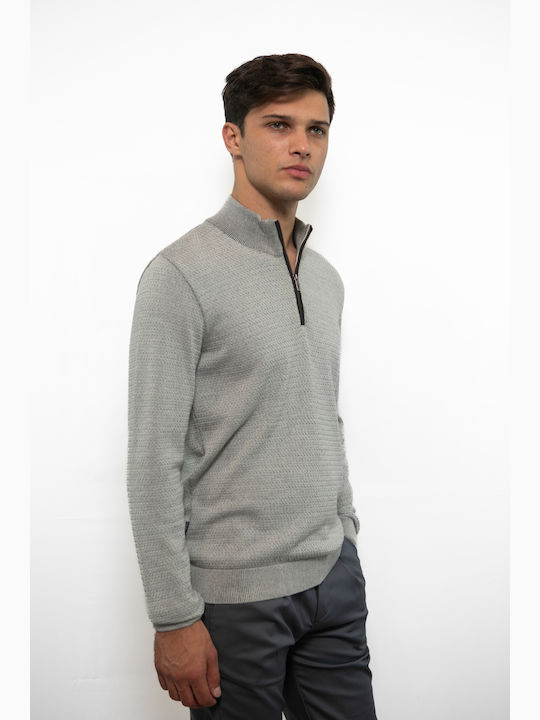 Side Effect Men's Long Sleeve Blouse Grey