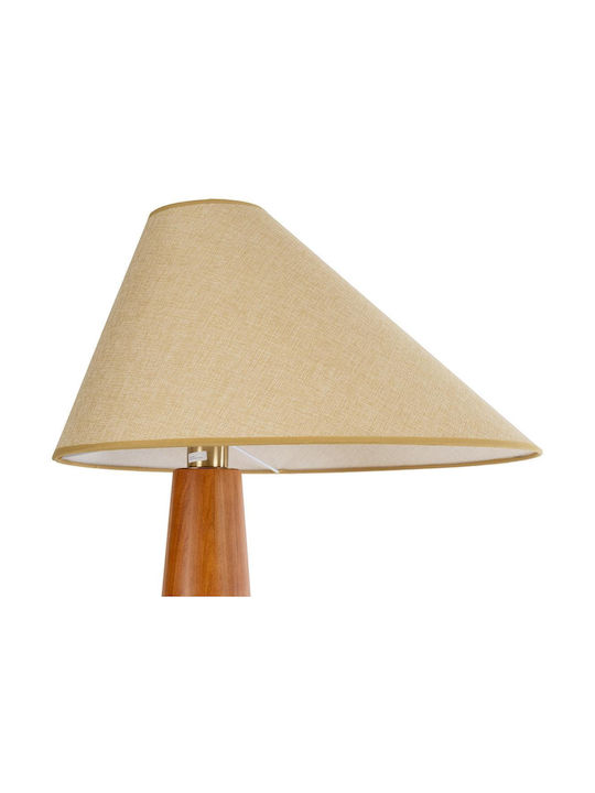 GloboStar Kauai Floor Lamp H145xW55cm. with Socket for Bulb E27 Beige