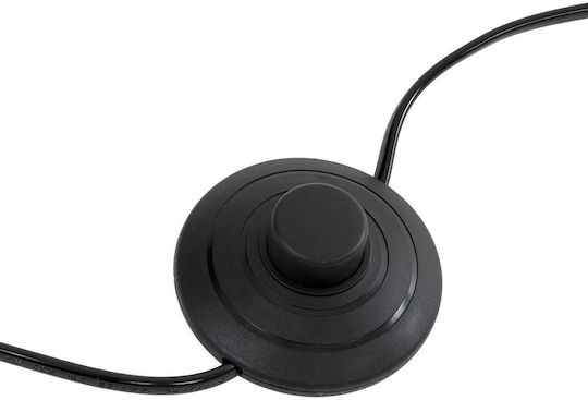 GloboStar Marigold Lampa de podea Î160xL46cm. cu Soclu pentru Bec E27 Negru