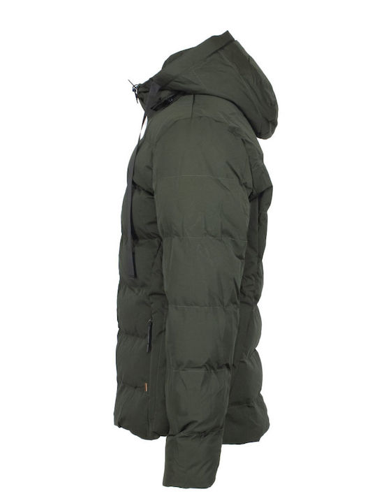 Explorer Herren Winter Jacke Puffer Oil Green