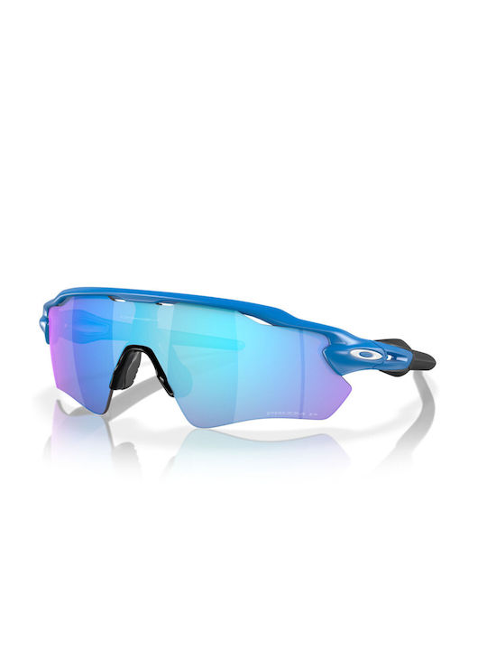 Oakley Radar Ev Path Oo Ανδρικά Γυαλιά Ηλίου με Γαλάζιο Κοκκάλινο Σκελετό και Μπλε Καθρέφτη Φακό OO9208-F1