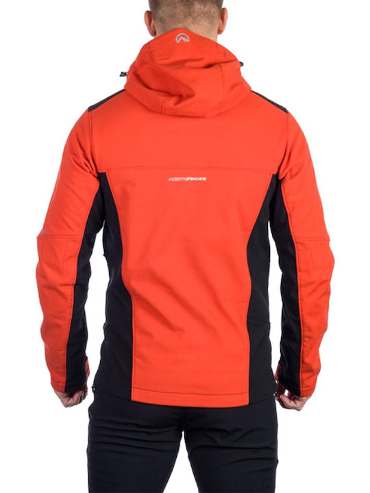 Geci Barbati Softshell Waterproof și cu protecție împotriva vântului Culoare Full Face Roșu