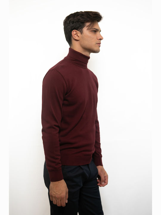 Side Effect Men's Long Sleeve Blouse Bordeaux