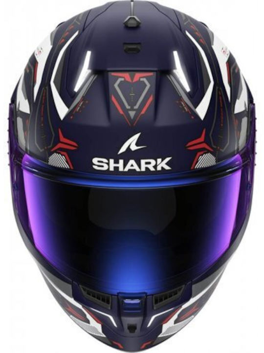 Shark Skwal I3 Linik Mat Blue / White / Red Cască de motocicletă Full Face ECE 22.06 1585gr