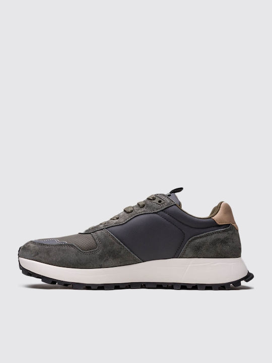 Theq Run Bărbați Adidași Olive / Grey