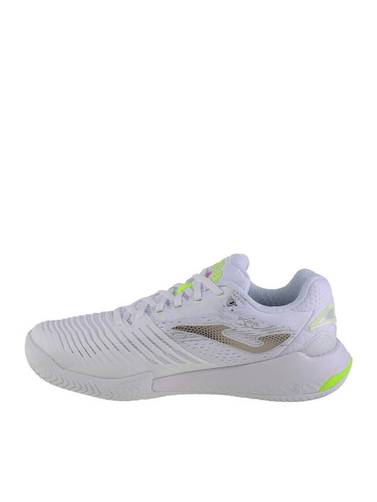 Joma Tpoint Lady Frauen Tennisschuhe für Alle Gerichte Weiße
