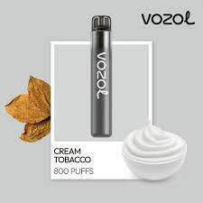 Vozol Neon Ηλεκτρονικό Τσιγάρο μιας Χρήσης 800 Εισπνοών Tobacco 2ml 20mg Γκρι