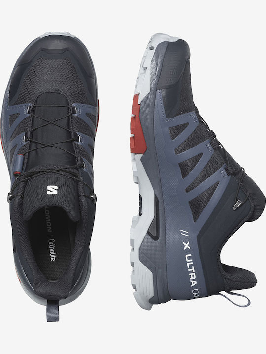 Salomon X Ultra 4 Gtx Ανδρικά Ορειβατικά Παπούτσια Αδιάβροχα με Μεμβράνη Gore-Tex Γκρι